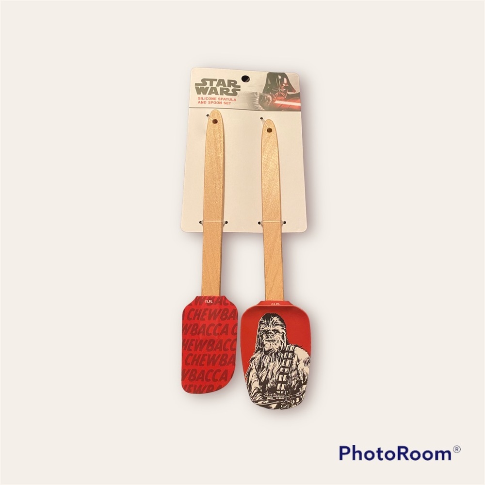 NWOT Star Wars Chewbacca Silicone Spatula & Spoon Set Never Used
